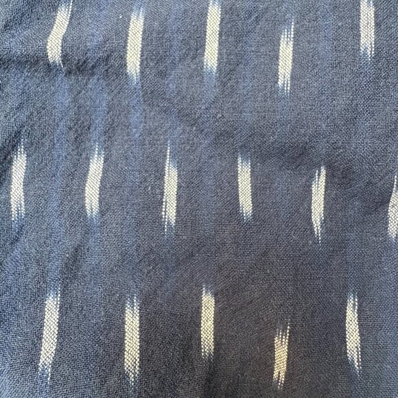 🇨🇦 Nicole Bridger 100% cotton pattern navy shirt - Picture 5 of 9